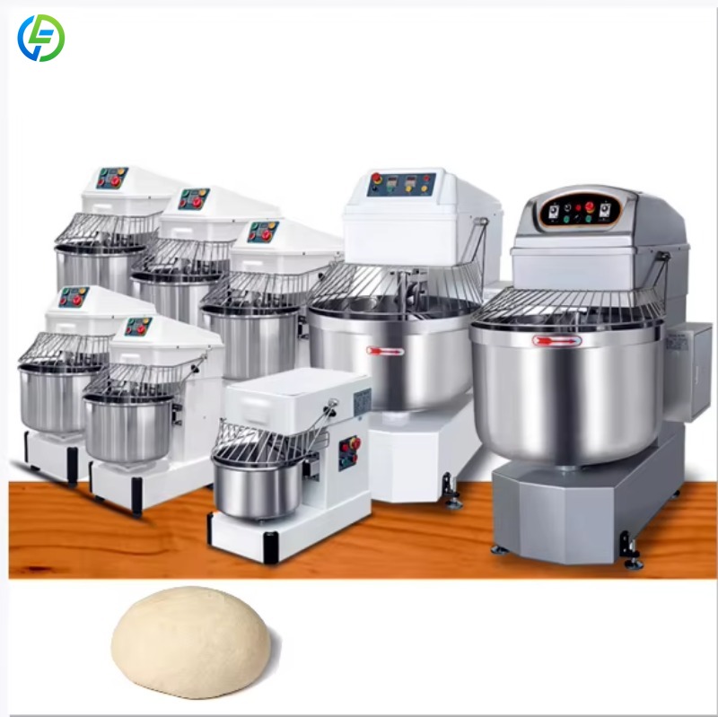 Kitchen Baking Aid - เครื่องผสมแป้งแบบเกลียวขนาด 60 ลิตร แบบปรับแต่งได้ เครื่องผสมอาหารแบบตั้งโต๊ะไฟฟ้า 12