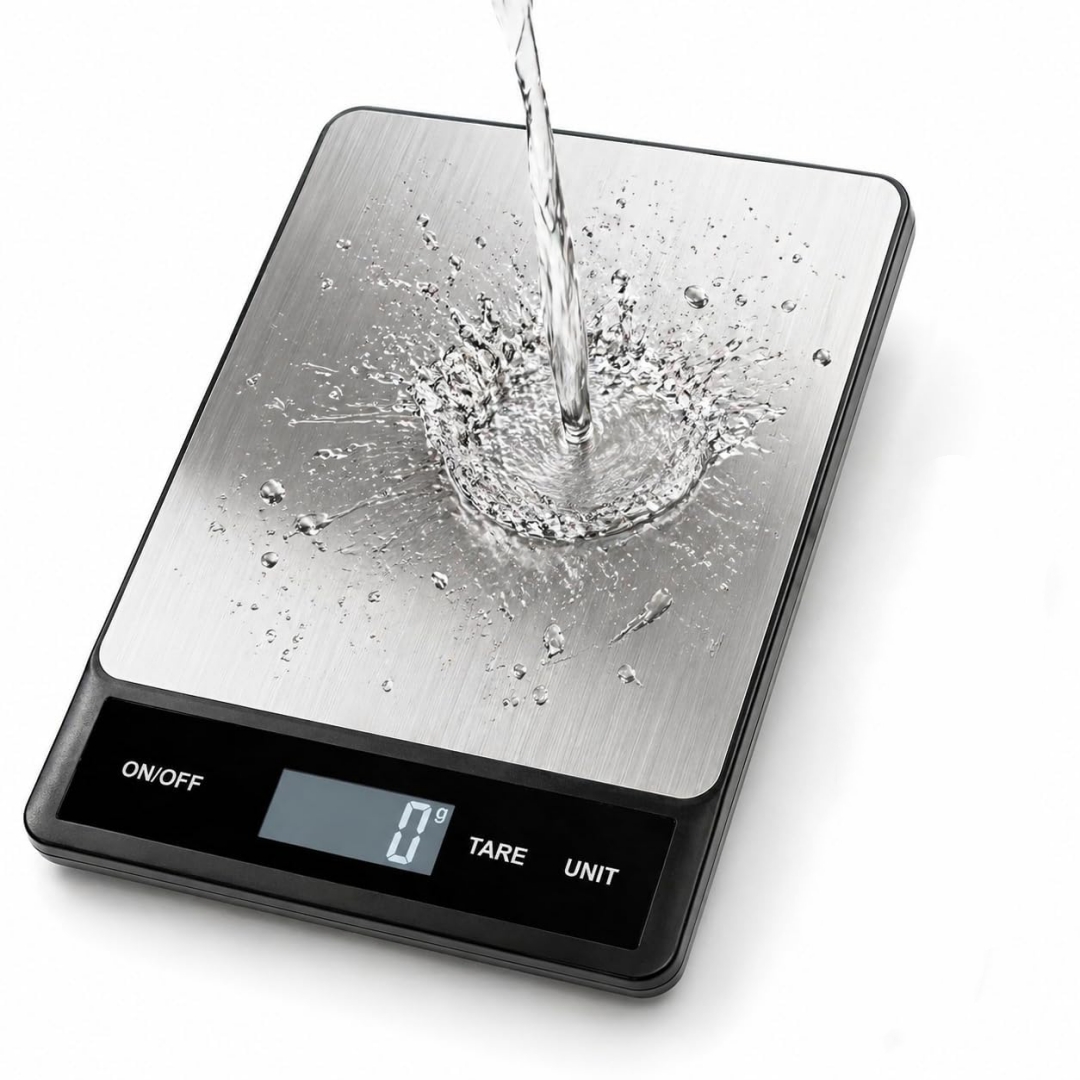 Kitchen Baking Unit - เครื่องชั่งครัวดิจิตอลแบบชาร์จ USB น้ำหนัก 15 กก./33 ปอนด์,