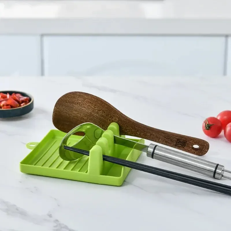 Kitchen Baking Tray Organiser - ที่วางช้อนพลาสติกไม้พายชั้นเก็บของในครัวพร้อมถาดป้องกันการรั่วสำหรับตะเกียบช้อนซุปเบเกอรี่เครื่องมือออแกไนเซอร์