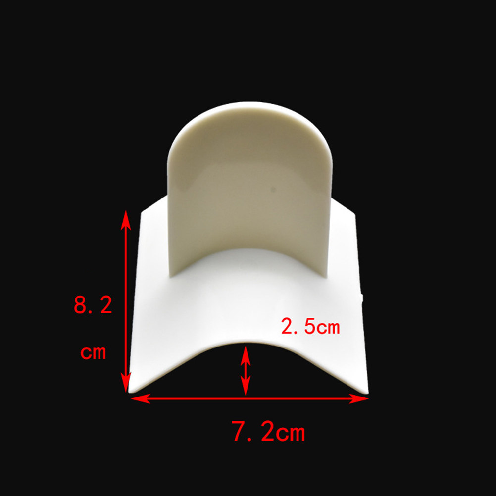 Fondant Smoother Set - ชุดอุปกรณ์ปาดเค้กมืออาชีพ 4 ชิ้น สีขาว ทำจากพลาสติก ปลอดภัยสำหรับเครื่องล้างจาน