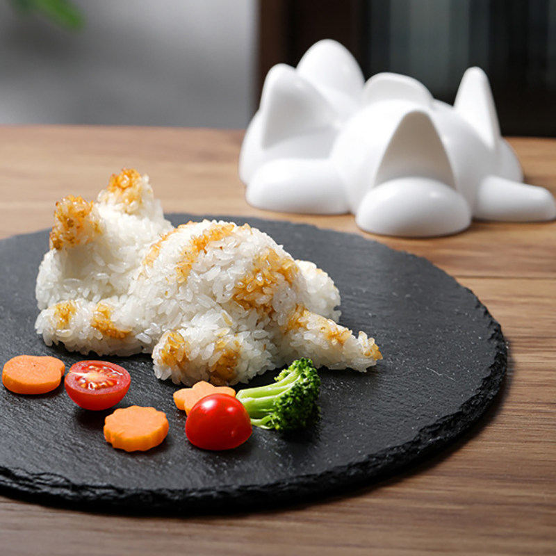 Baking Kitchen For Kids - 【ความงาม】1 ชิ้น อุปกรณ์ทำซูชิรูปแมวน่ารัก แม่พิมพ์ข้าวปั้น รูปสัตว์ สำหรับเด็ก