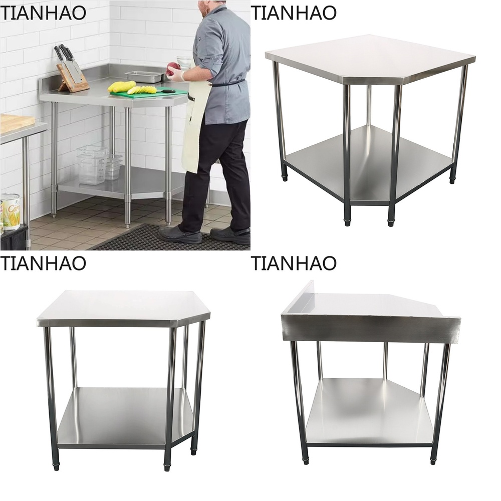 Kitchen Baking Station - โต๊ะเตรียมอาหารสแตนเลสสำหรับร้านอาหาร โต๊ะหั่น โต๊ะอบขนม โต๊ะครัวอเนกประสงค์