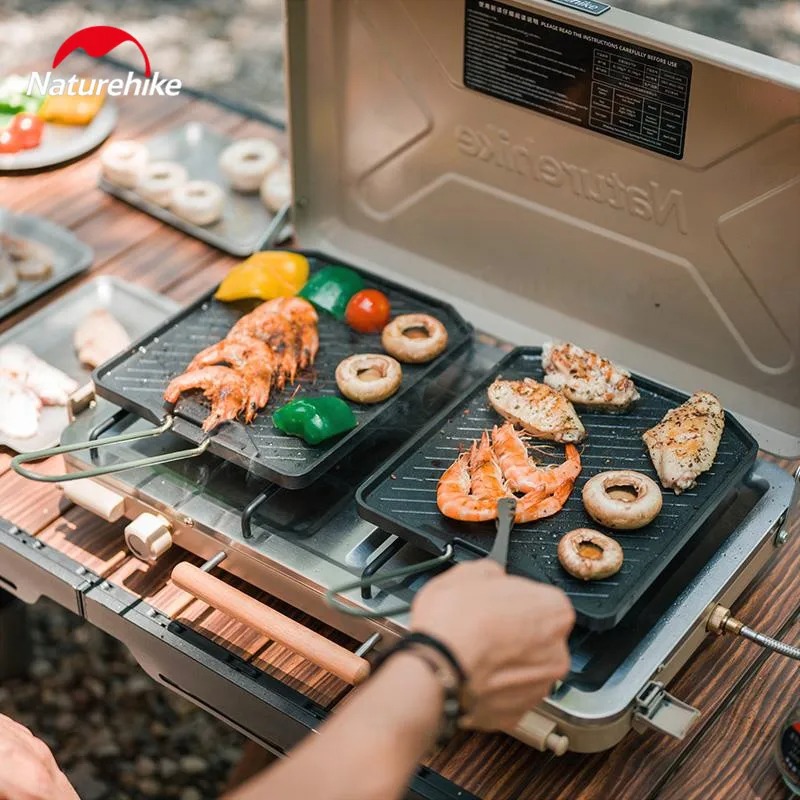 Kitchen Baking Tray Organiser - เนเจอร์ไฮค์ แคมป์ปิ้ง กระทะทอด อุปกรณ์ทำอาหาร กระทะเคลือบกันติดแบบพับได้ กลางแจ้ง