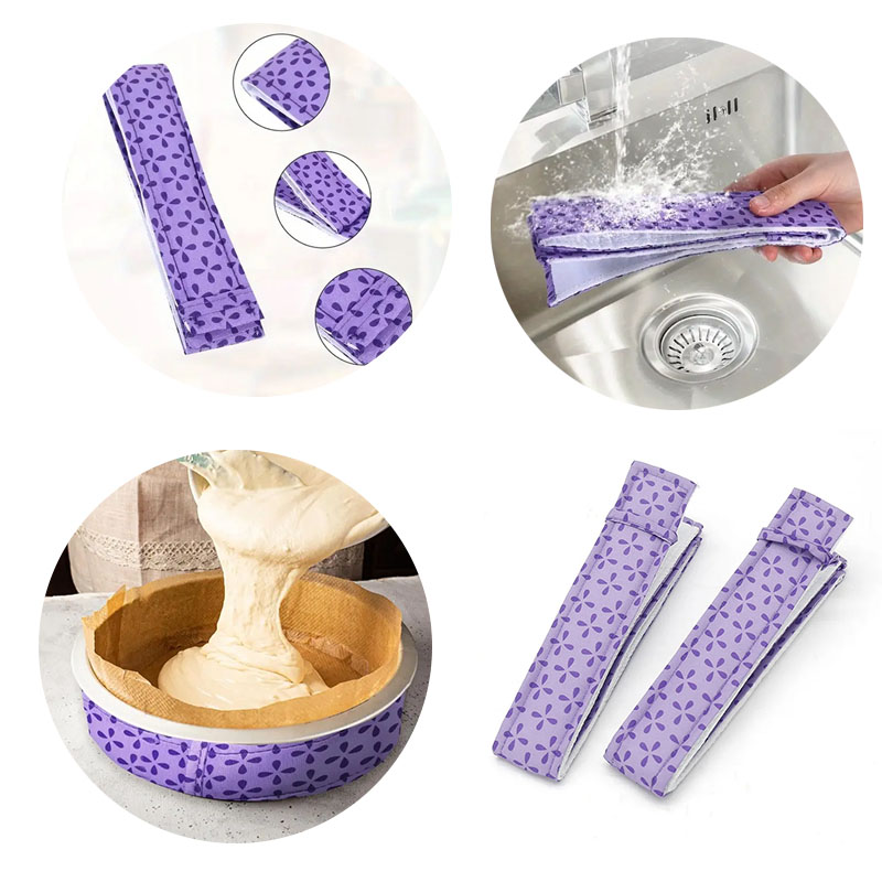 Kitchen Baking Aid - Professional Bake Strip สําหรับเค้กกระทะ Moisture Retention