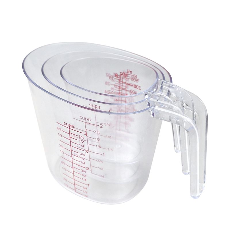 ถ้วยตวงพลาสติกใสพร้อมด้ามจับ ถ - Baking (Kitchen Ingredient) บทวิจารณ์และราคา