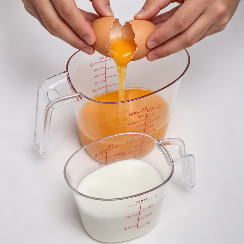 ถ้วยตวงพลาสติกใสพร้อมด้ามจับ ถ - Baking (Kitchen Ingredient) บทวิจารณ์และราคา