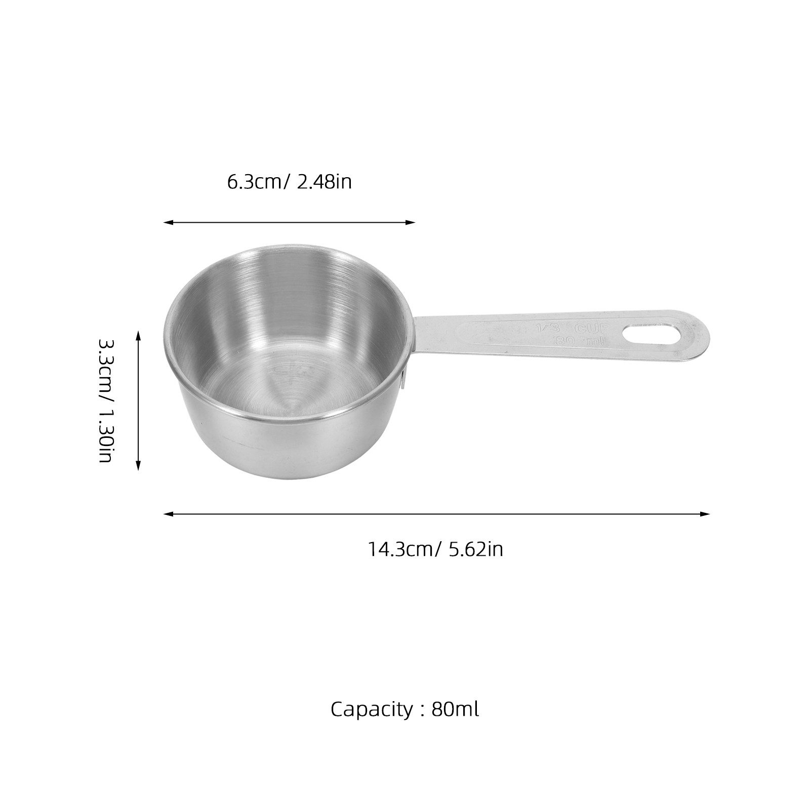 ช้อนตวงสแตนเลส 80 มล. 27 ออนซ์ - Baking (Kitchen Ingredient) บทวิจารณ์และราคา