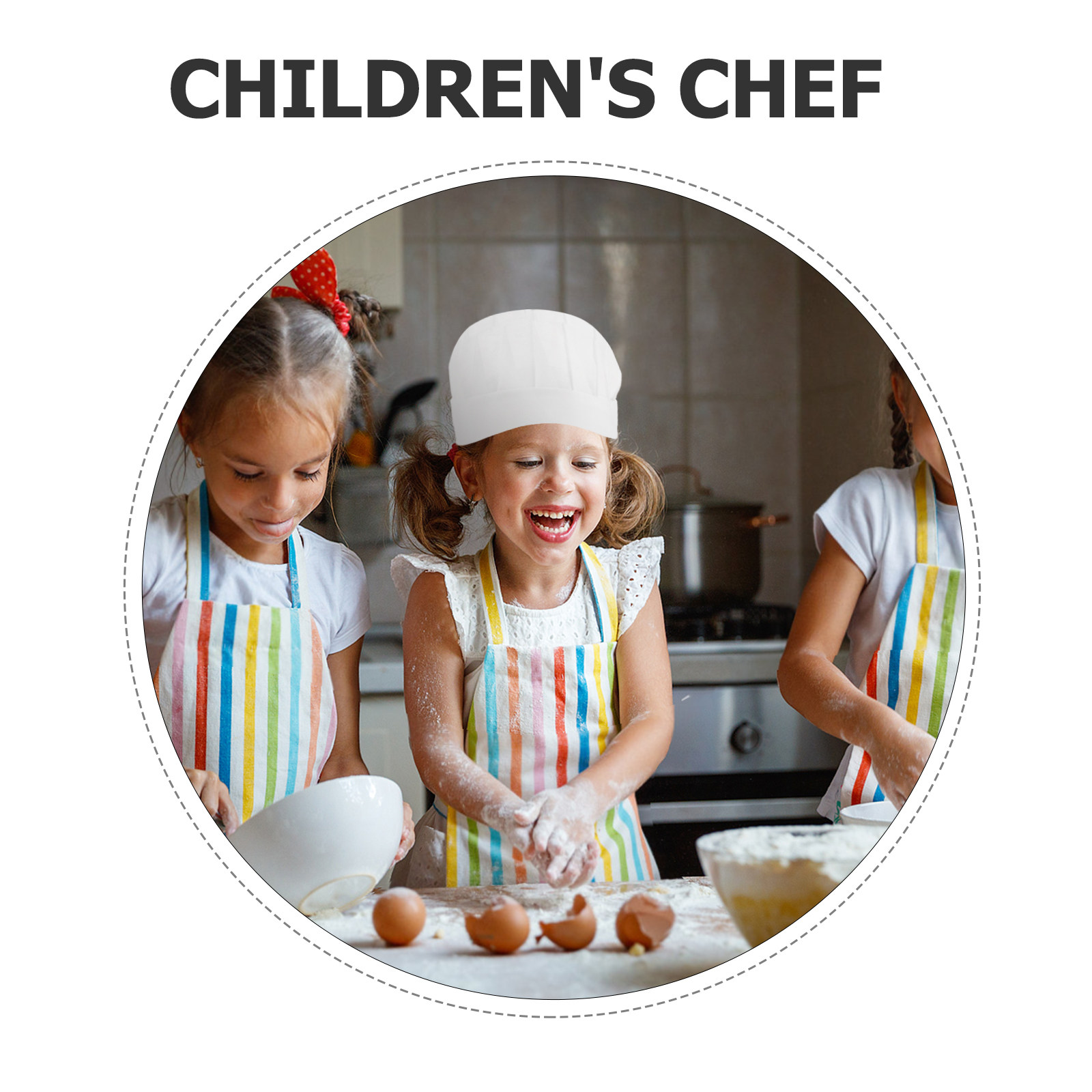 หมวกเชฟเด็กแบบใช้แล้วทิ้ง 15 ช - Baking Kitchen For Kids บทวิจารณ์และราคา
