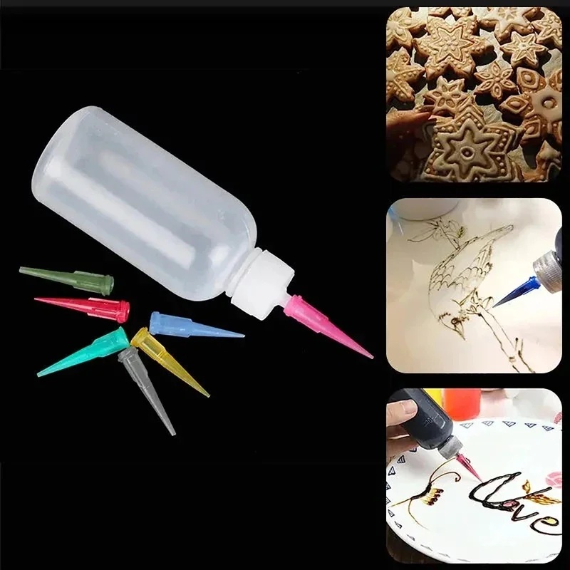 ชุดขวดบีบครีมและแยมพร้อมหัวฉีด - Kitchen Baking Drawing บทวิจารณ์และราคา