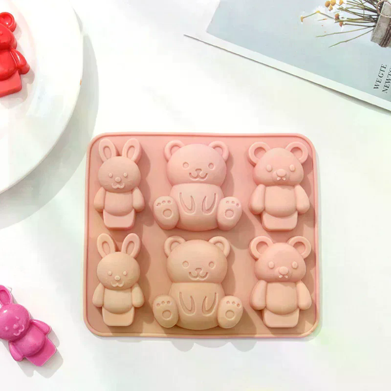 แม่พิมพ์ซิลิโคนรูปสัตว์การ์ตูน - Baking Kitchen For Kids บทวิจารณ์และราคา