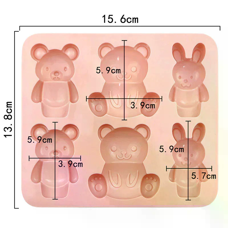 แม่พิมพ์ซิลิโคนรูปสัตว์การ์ตูน - Baking Kitchen For Kids บทวิจารณ์และราคา