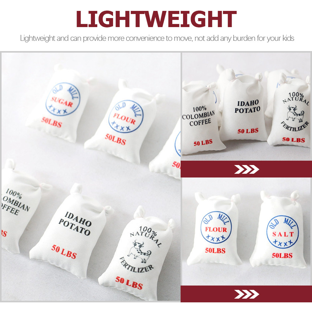 6 ชิ้น ถุงแป้ง เกลือ น้ำตาล ขน - Baking Kitchen For Kids บทวิจารณ์และราคา