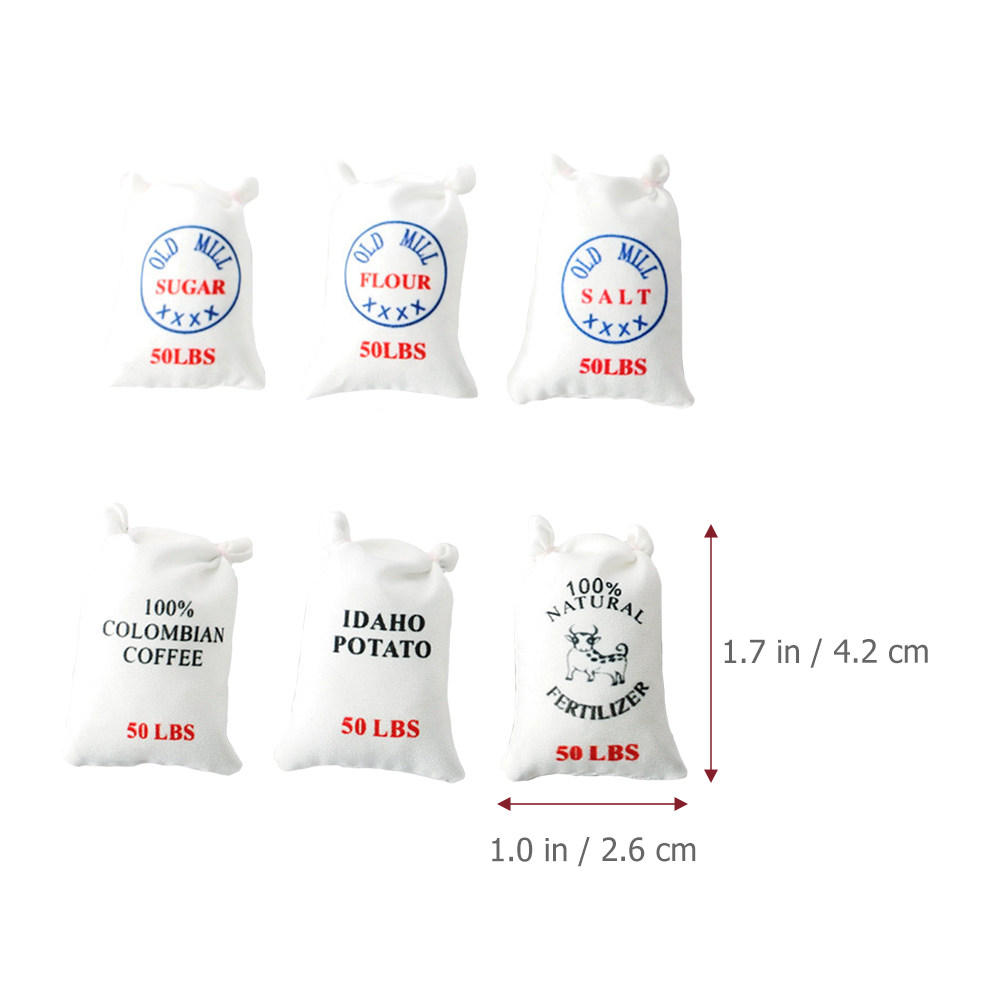 6 ชิ้น ถุงแป้ง เกลือ น้ำตาล ขน - Baking Kitchen For Kids บทวิจารณ์และราคา