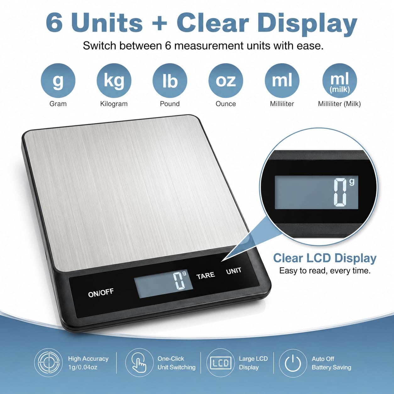 เครื่องชั่งครัวดิจิตอลแบบชาร์จ - Kitchen Baking Unit บทวิจารณ์และราคา