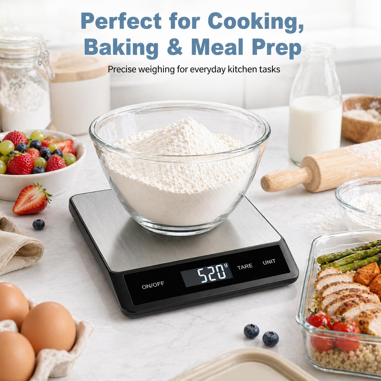 เครื่องชั่งครัวดิจิตอลแบบชาร์จ - Kitchen Baking Unit บทวิจารณ์และราคา