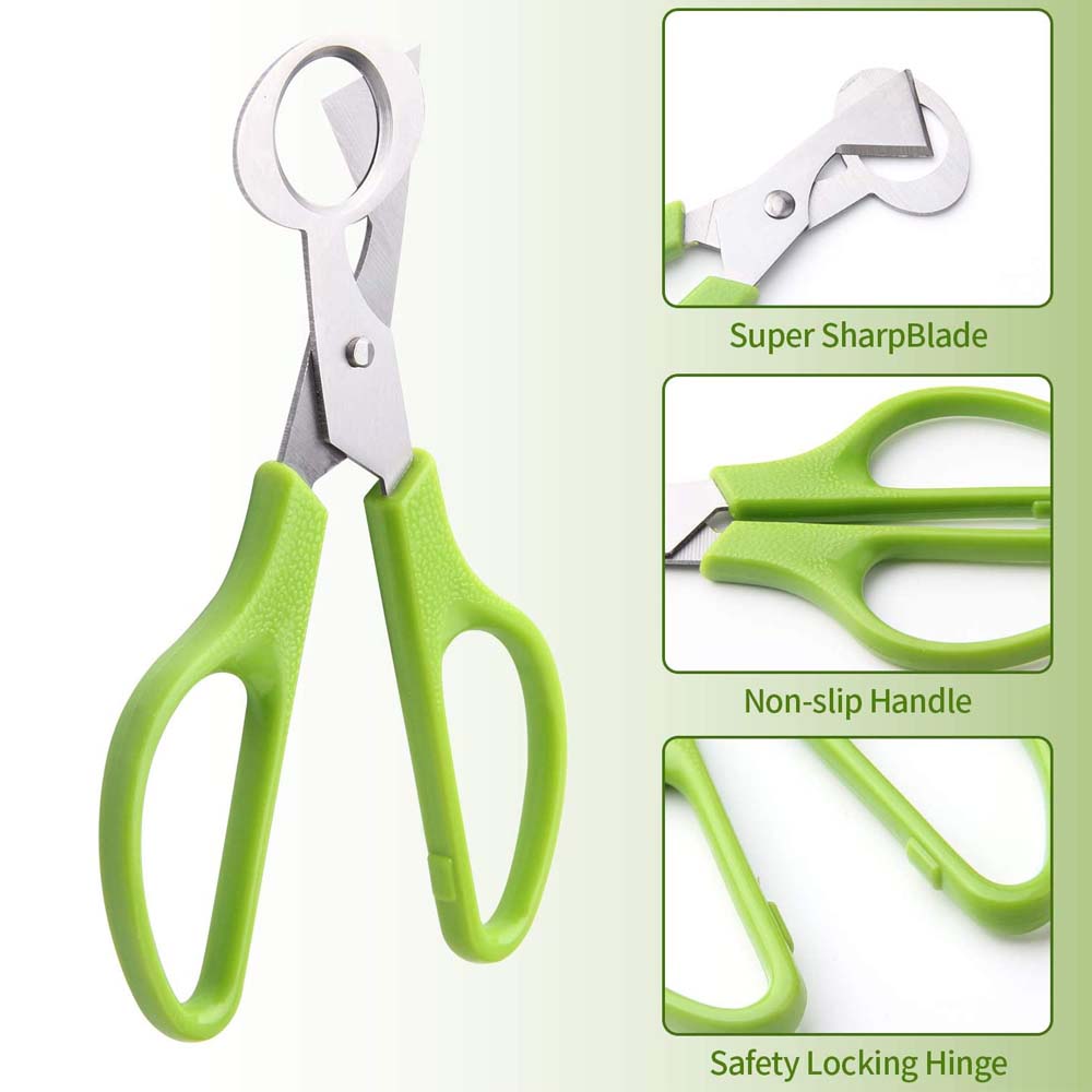 3 ชิ้นนกกระทาตัดไข่กรรไกรครัวไ - Kitchen Shears In Baking บทวิจารณ์และราคา