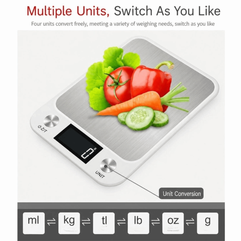 เครื่องชั่งอาหารดิจิตอลหน้าจอ  - Kitchen Baking Unit บทวิจารณ์และราคา