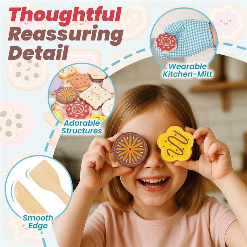WOWFU-ชุดของเล่นทำอาหารคุกกี้ไ - Baking Kitchen For Kids บทวิจารณ์และราคา