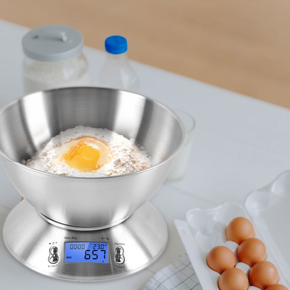 เครื่องชั่งครัวดิจิตอล สแตนเลส - Kitchen Baking Unit บทวิจารณ์และราคา