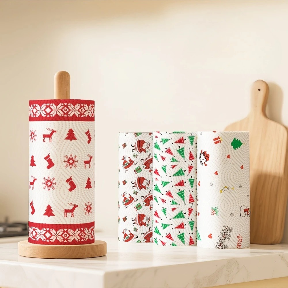 กระดาษเช็ดครัวพิมพ์ลายคริสต์มา - Kitchen Baking Unit บทวิจารณ์และราคา