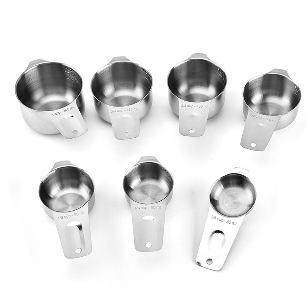 ชุดช้อนตวงสแตนเลส 7 ชิ้น อุปกร - Baking (Kitchen Ingredient) บทวิจารณ์และราคา