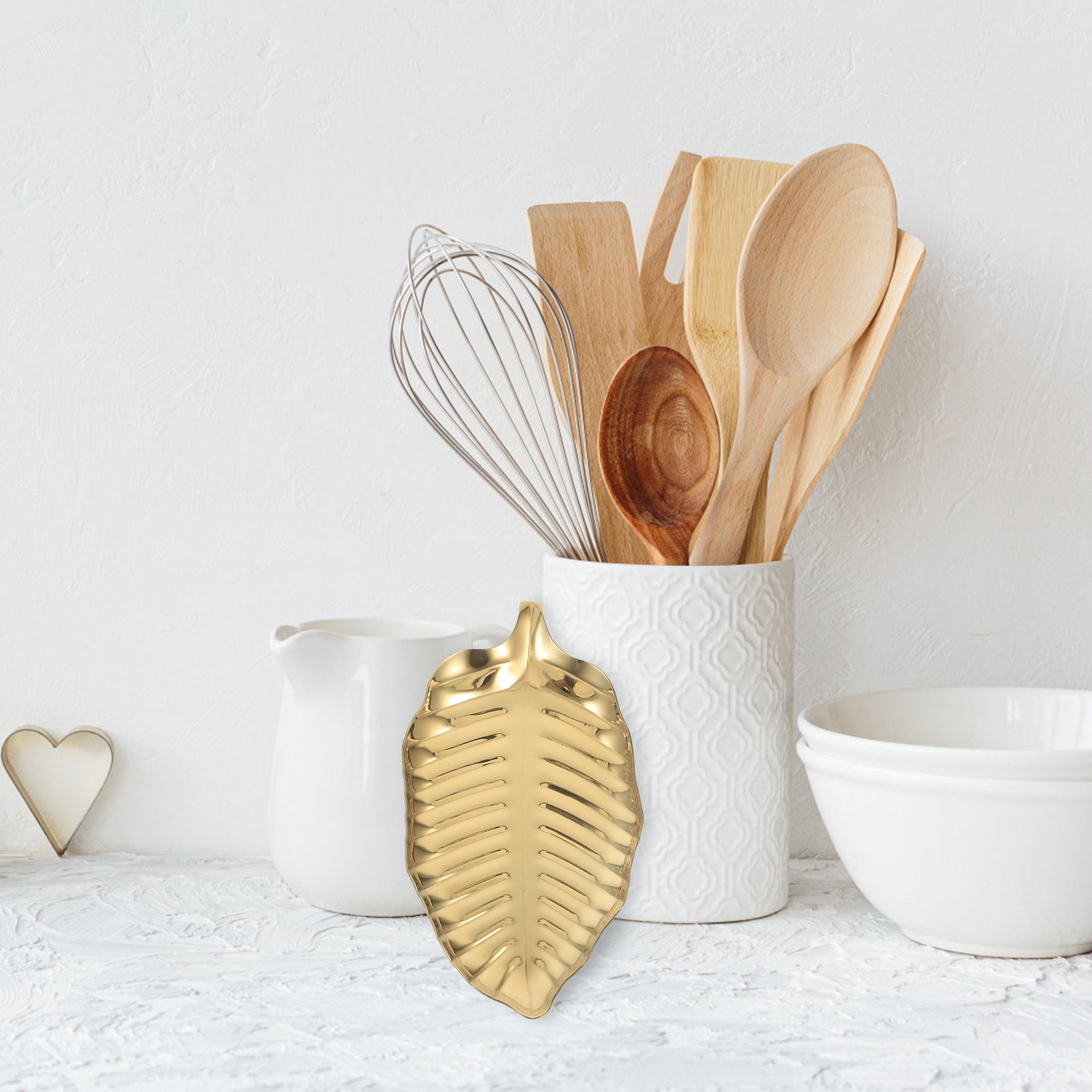 ที่วางช้อนสแตนเลสสีทองอเนกประส - Kitchen Baking Station บทวิจารณ์และราคา