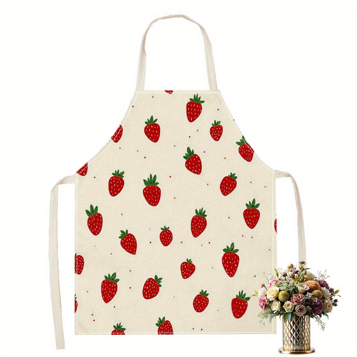 ผ้ากันเปื้อนลายสตรอว์เบอร์รี่  - Baking Kitchen For Kids บทวิจารณ์และราคา