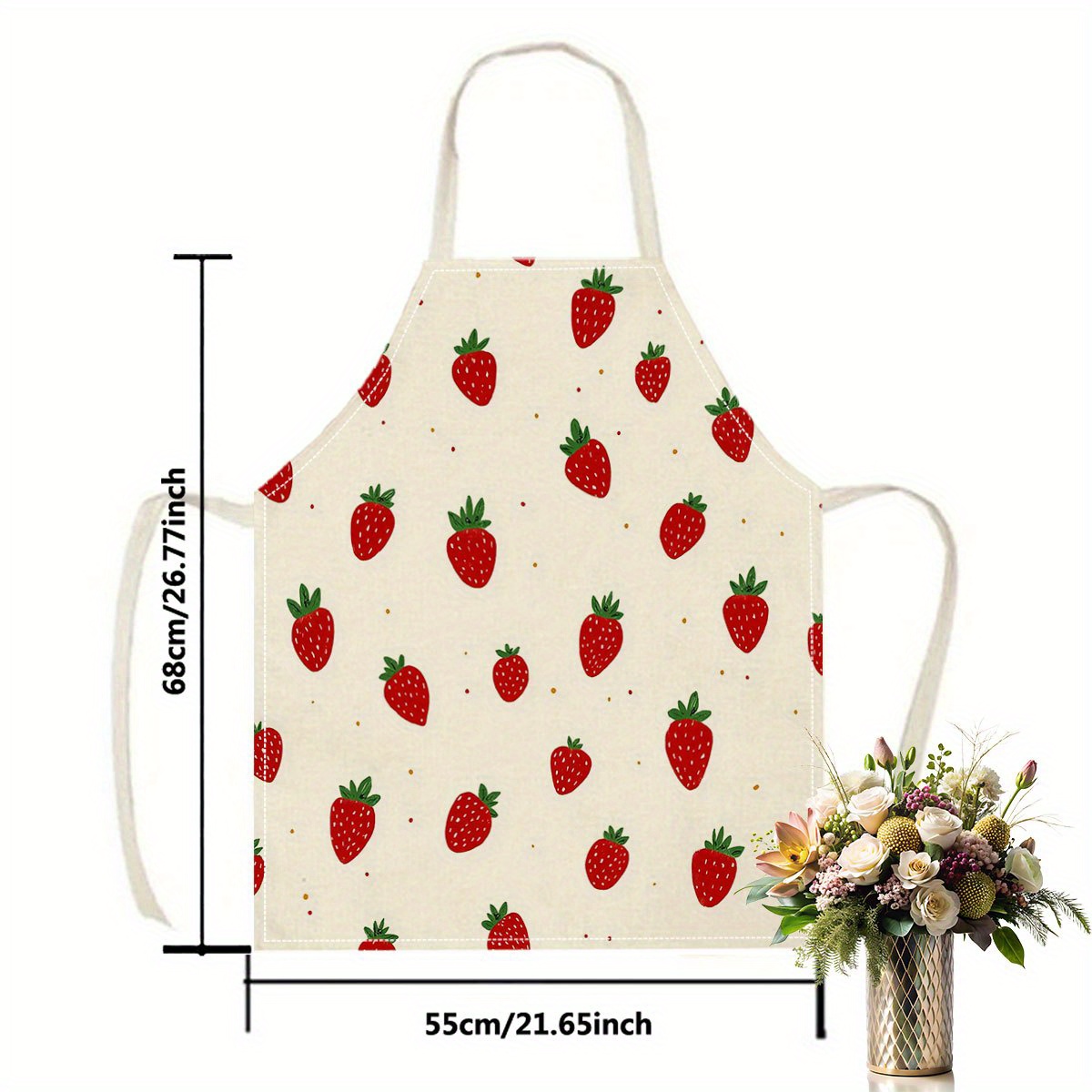 ผ้ากันเปื้อนลายสตรอว์เบอร์รี่  - Baking Kitchen For Kids บทวิจารณ์และราคา