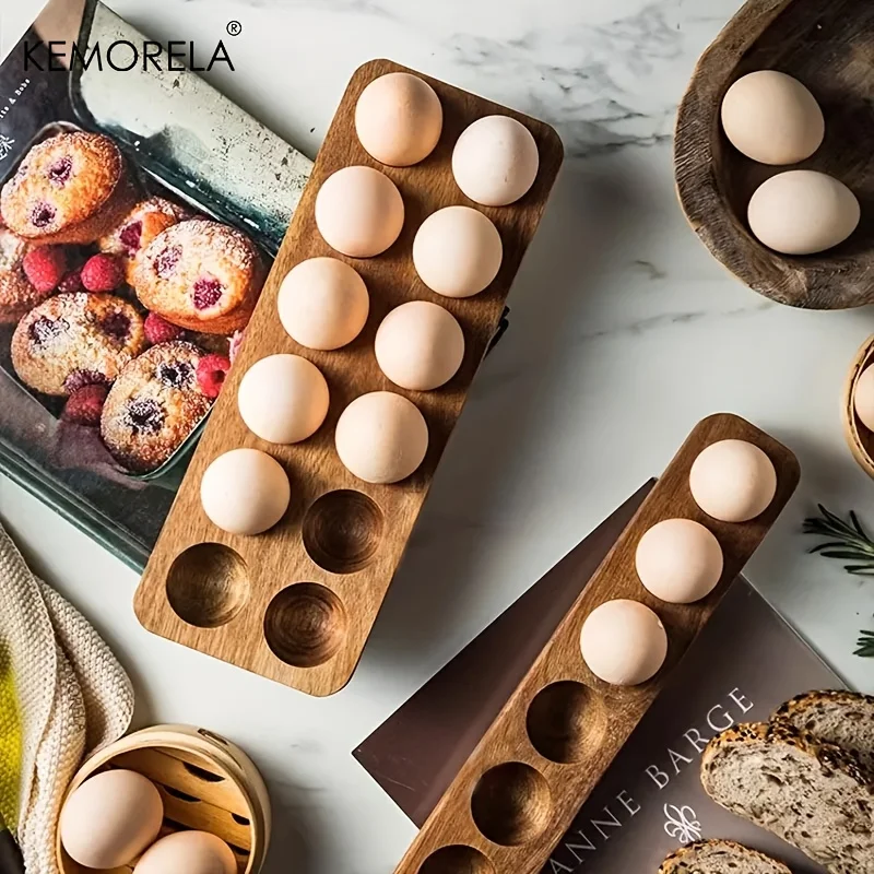 KEMORELA 1PCS โมเดิร์นไม้กล่อง - Kitchen Baking Tray Organiser บทวิจารณ์และราคา