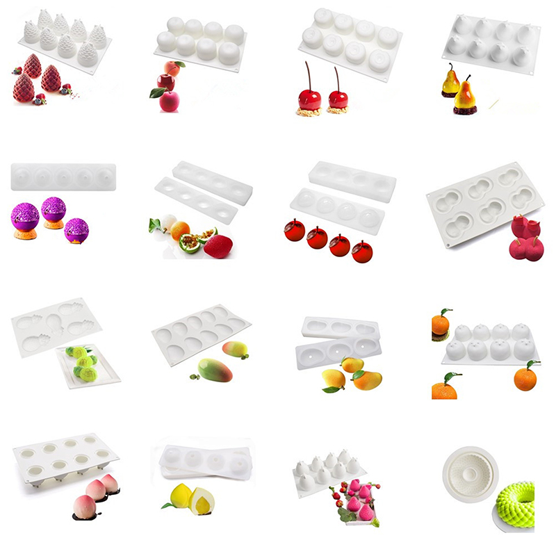 แม่พิมพ์เค้กซิลิโคนเกรดอาหารรู - Kitchen Accessories For Baking บทวิจารณ์และราคา