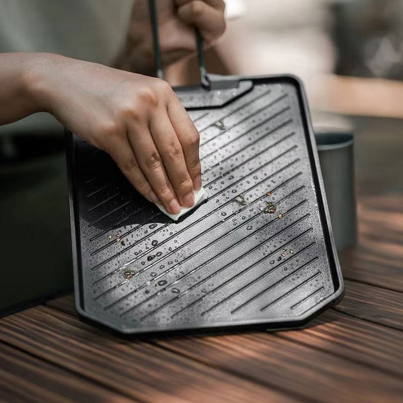 กระทะย่างสี่เหลี่ยมสแตนเลส ทนท - Kitchen Baking Tray Organiser บทวิจารณ์และราคา