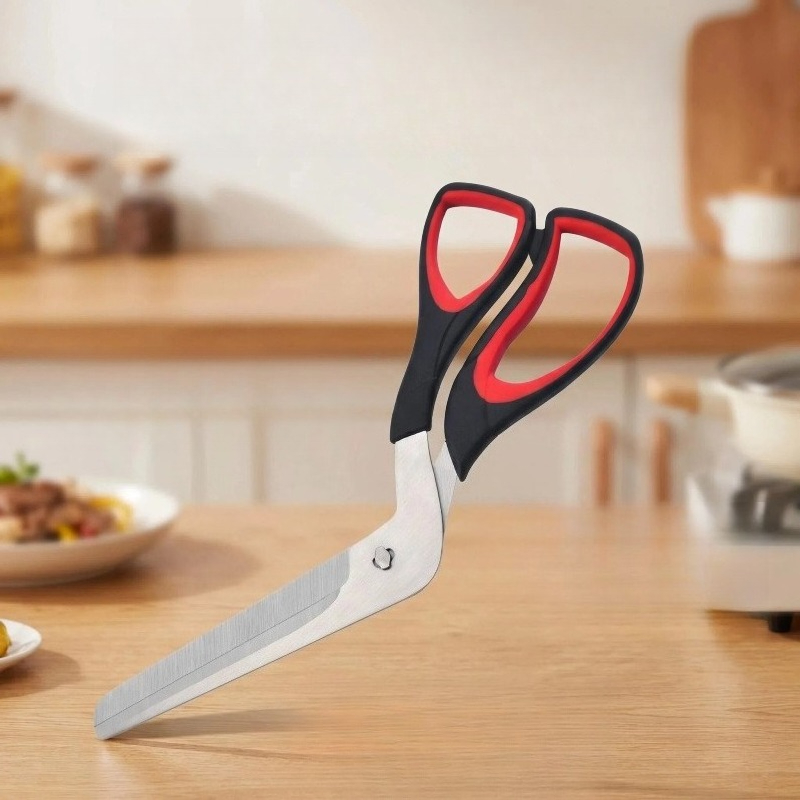 กรรไกรตัดพิซซ่าสแตนเลส กรรไกรค - Kitchen Shears In Baking บทวิจารณ์และราคา
