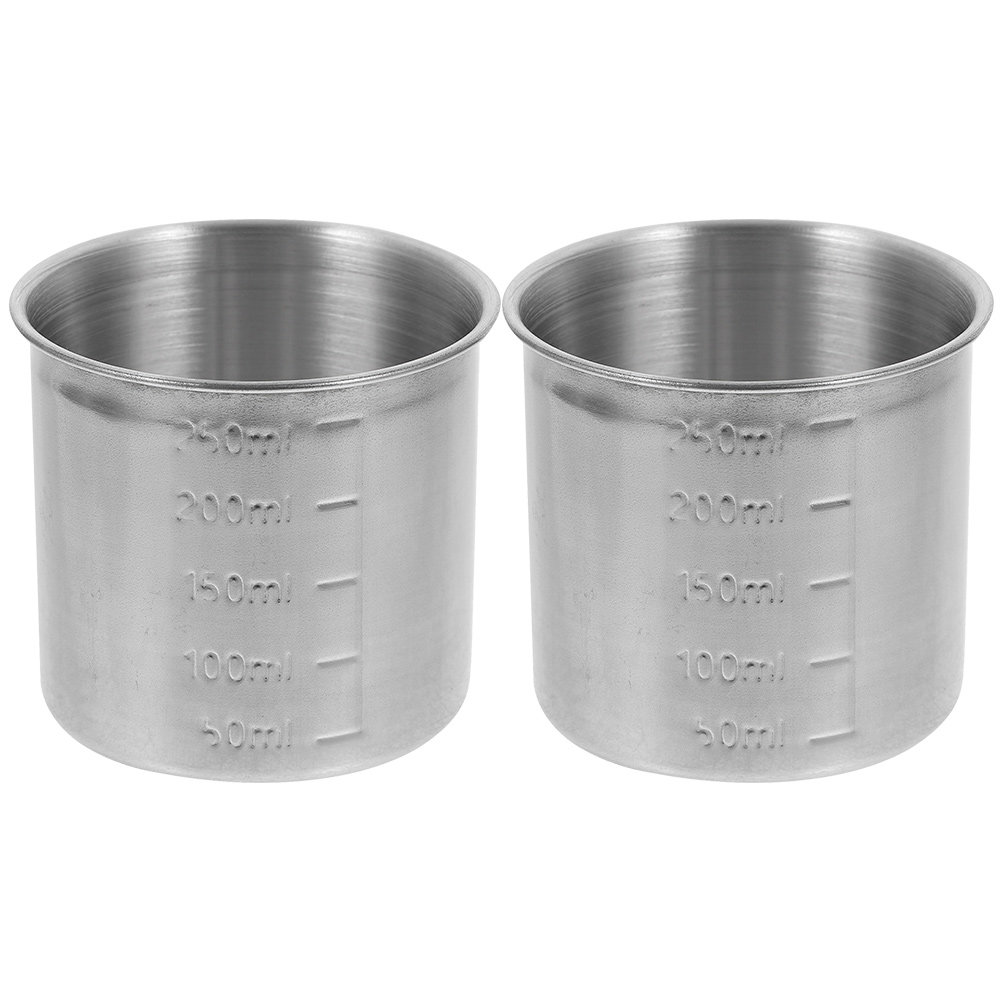 ถ้วยตวงสแตนเลส 2 ชิ้น อุปกรณ์ว - Baking (Kitchen Ingredient) บทวิจารณ์และราคา